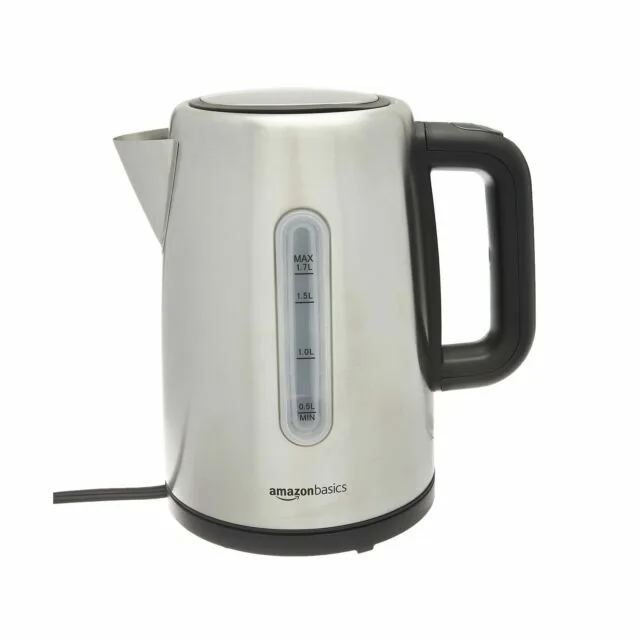 Amazon Basics Stainless Steel Electric Kettle