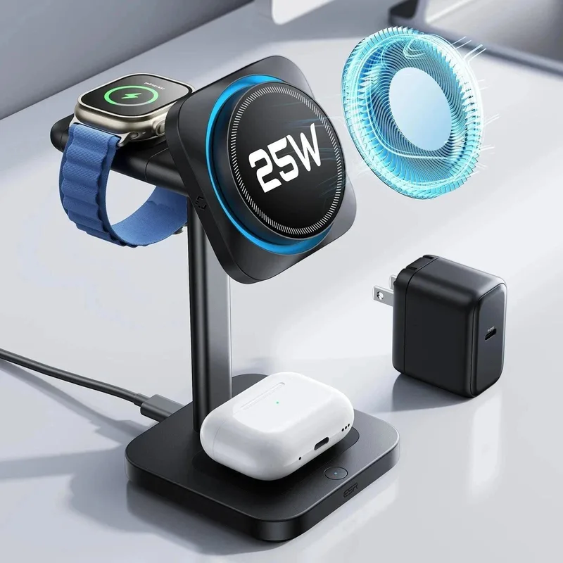 ESR CryoBoost 3-in-1 25W Qi2.2 Charging Station