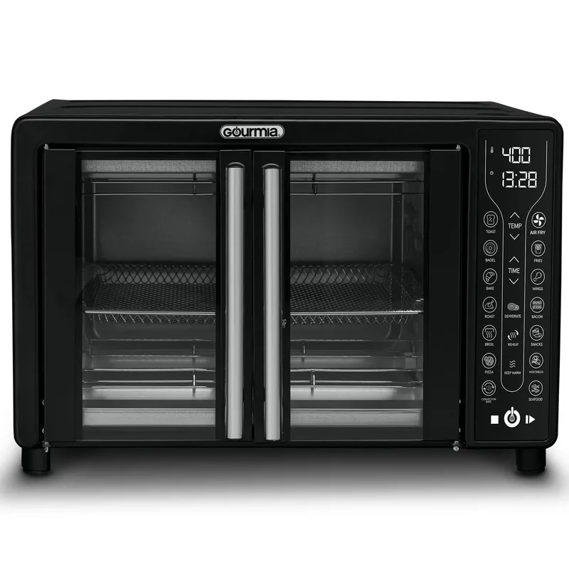 Gourmia French Door Digital Air Fryer Toaster Oven