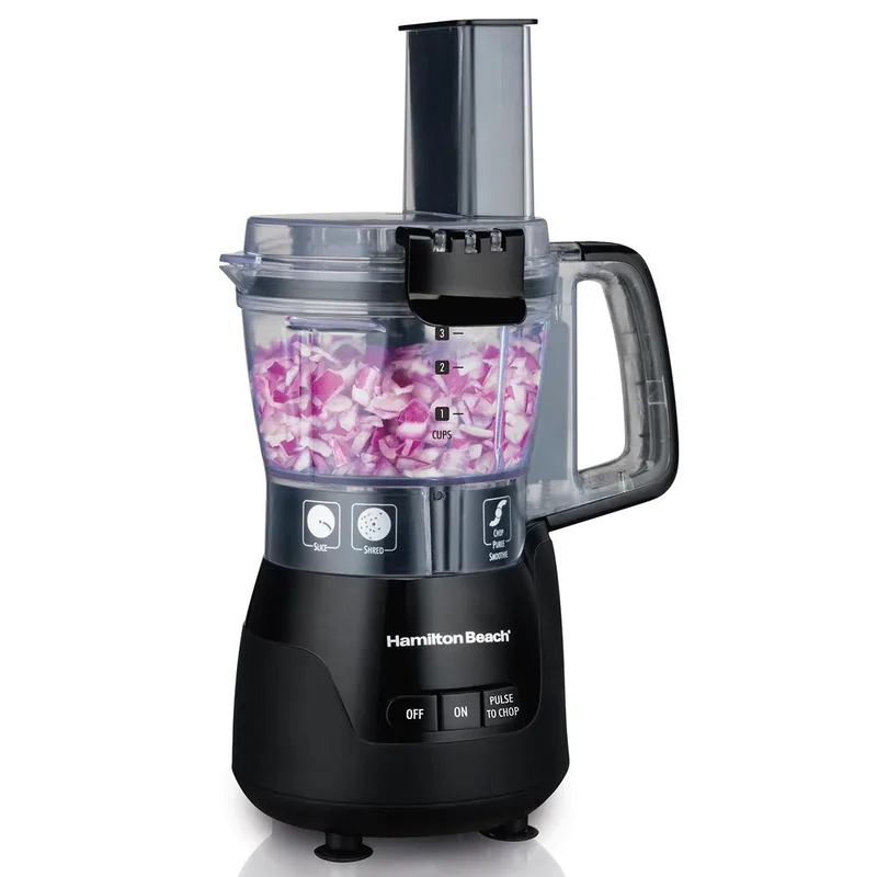 Hamilton Beach Stack & Snap 4-Cup Mini Food Processor